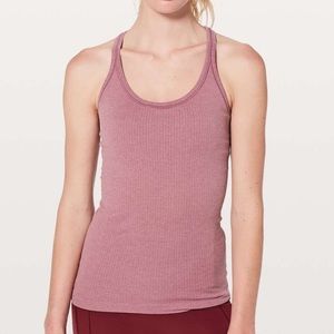 Worn once - lululemon ebb to street tank size 4
